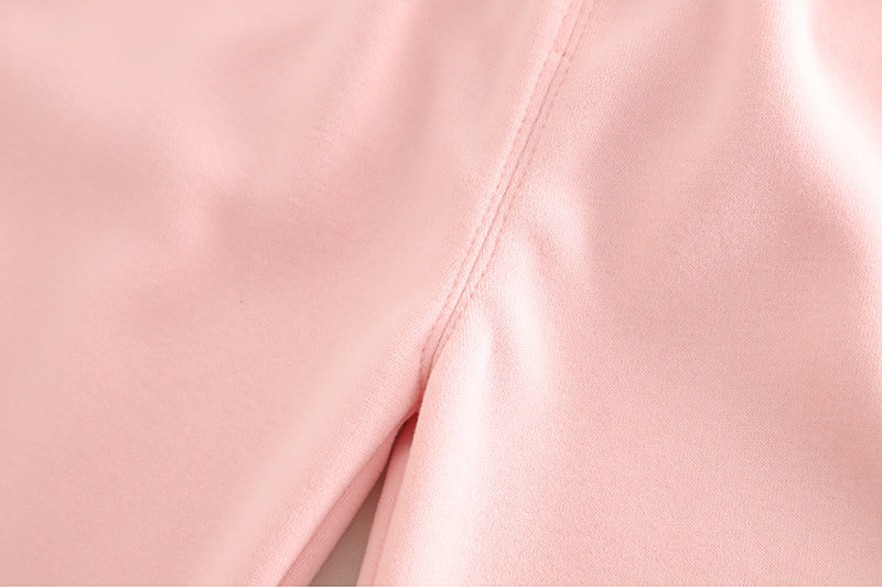 Girls Pink Pearl Bow Top & Pants Set (1–6 Years)