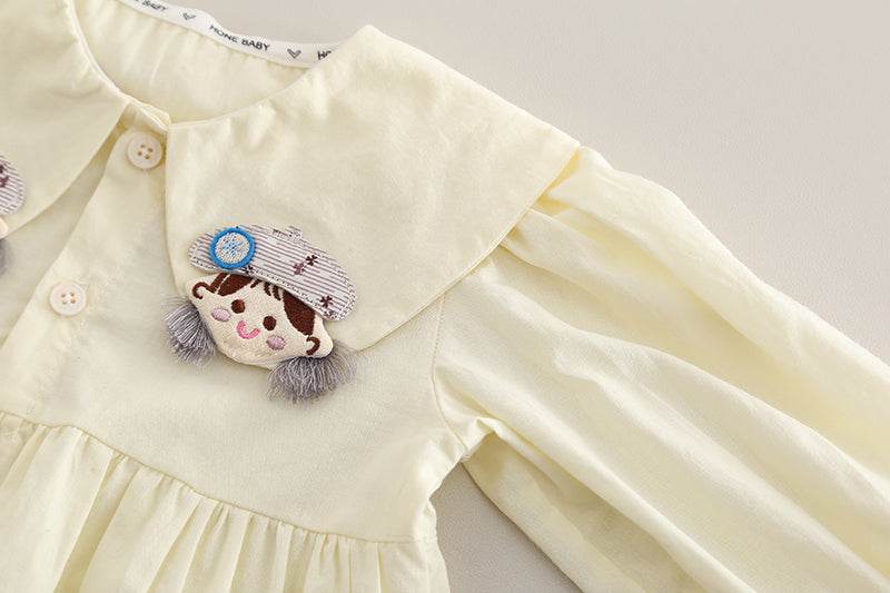 Girls Cream Shirt & Pink Pant Set – Kominz Junior