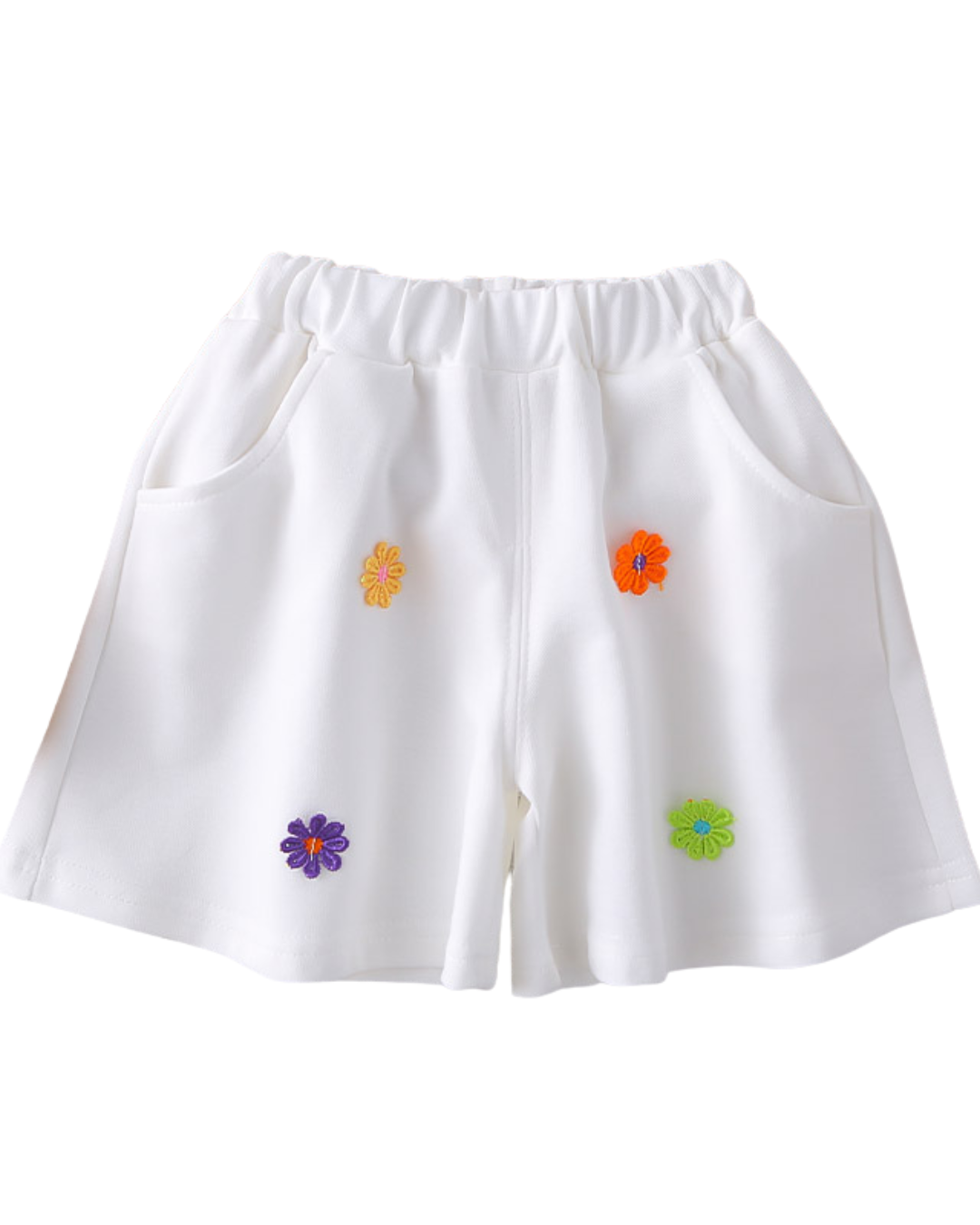 Kominz Toddler Girl Cartoon T-Shirt & Shorts Set (1–4 Years)